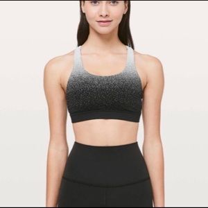 Lululemon Energy Bra Ombre Speckle Jacquard Sz 4